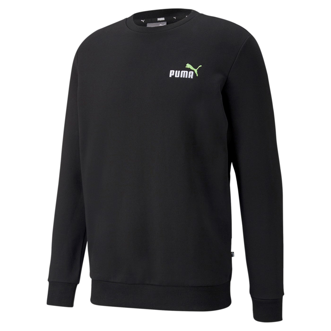 Puma ESS+ Embroidery Logo Crew FL 589249 51 black