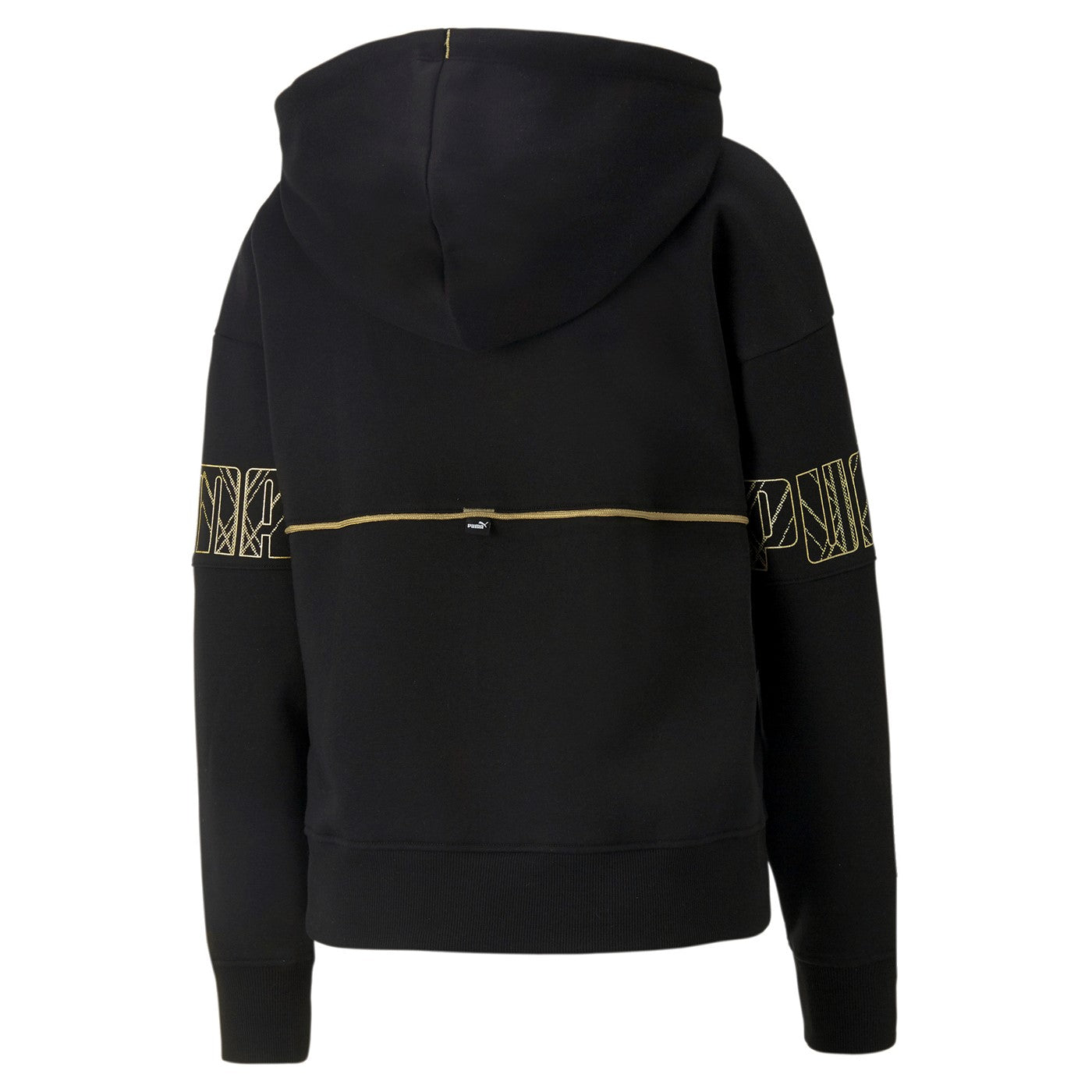 Puma Women's Power Deco Glam Velvet Hoodie 671756 01 black