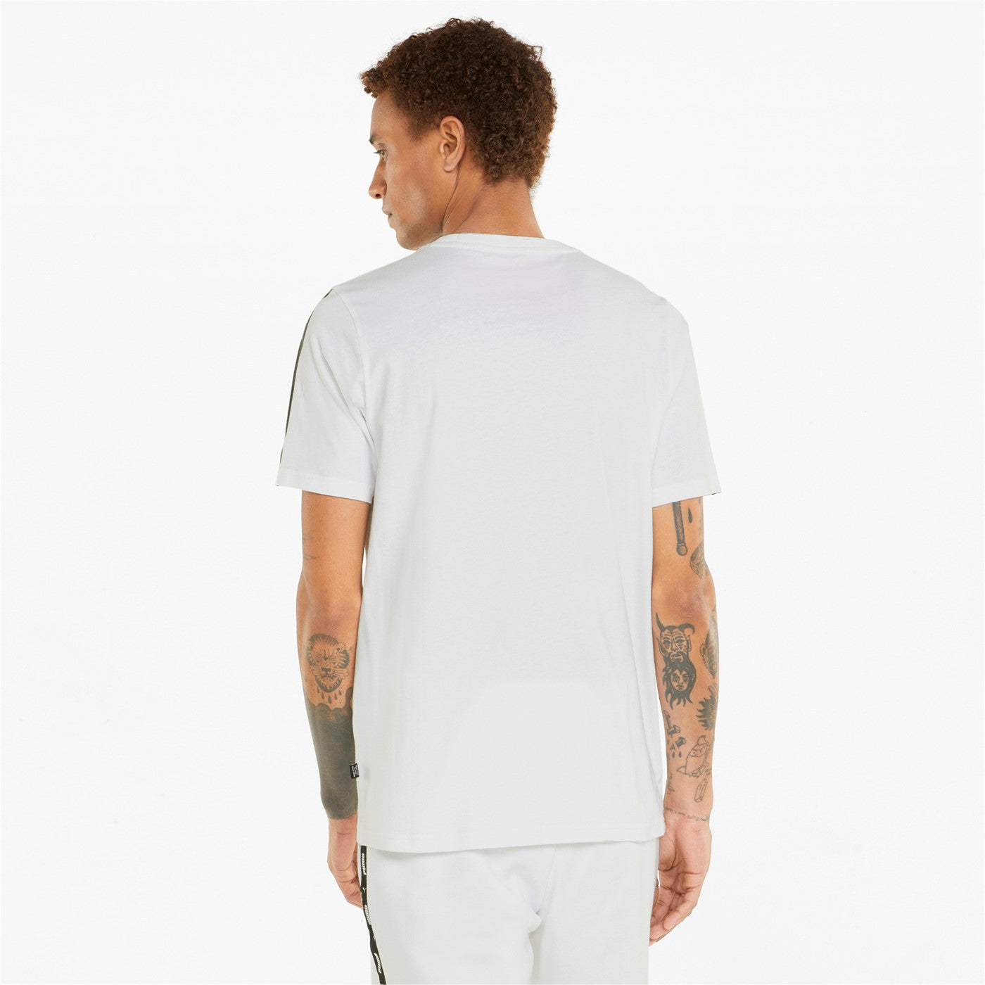 Puma maglietta manica corta da uomo ESS+ Tape 847382-02 bianco