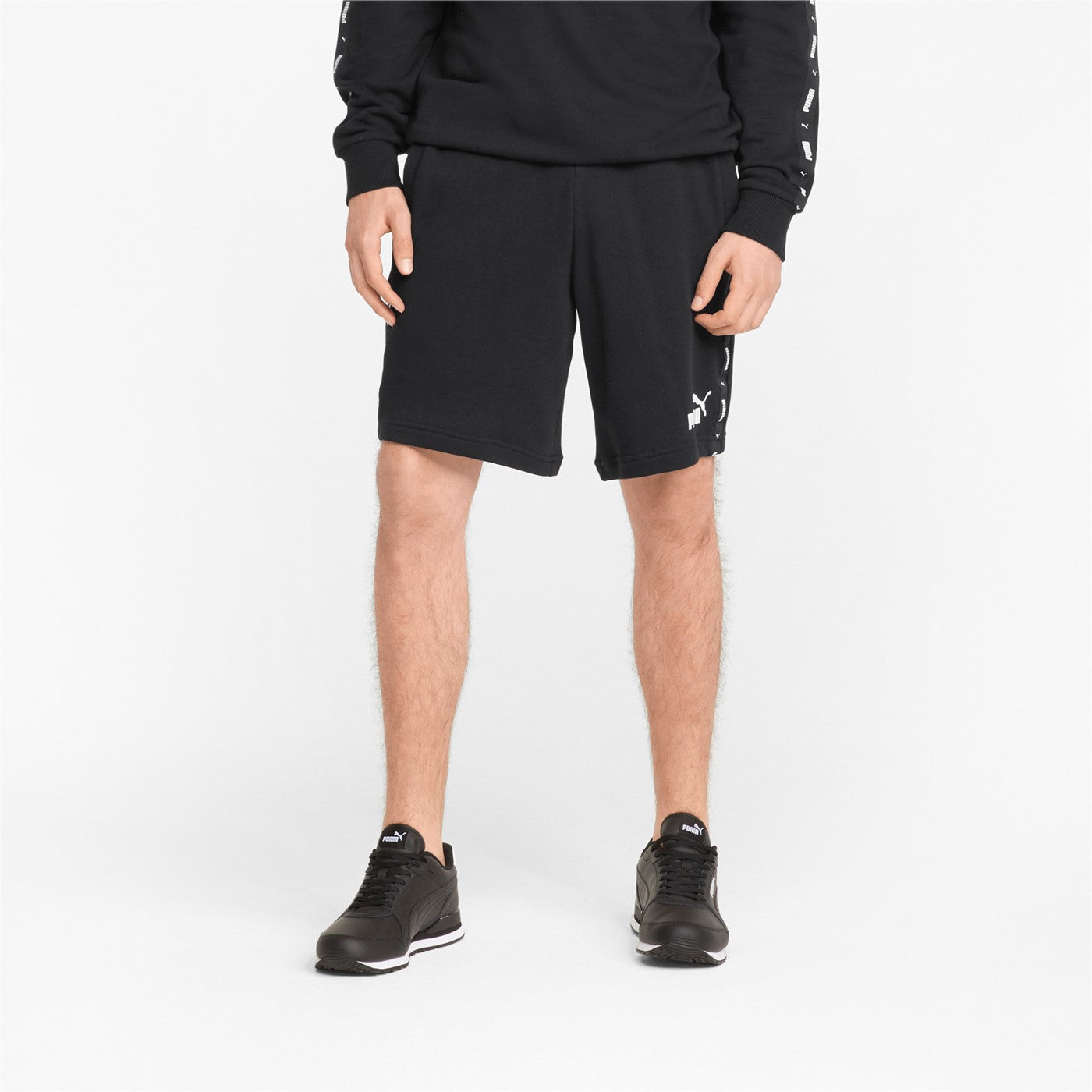Puma pantaloncino sportivo da uomo ESS+ Tape Shorts 9" TR 847387-01 black
