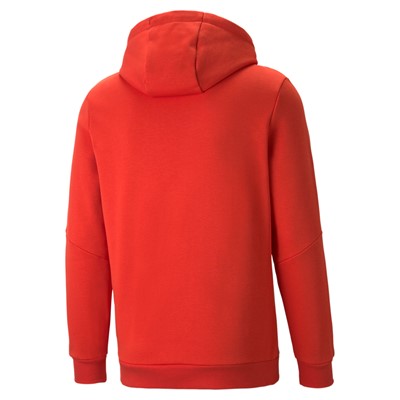 Puma men's sweatshirt with hood and front kangaroo pocket ESS+ Tape 849040 33 red