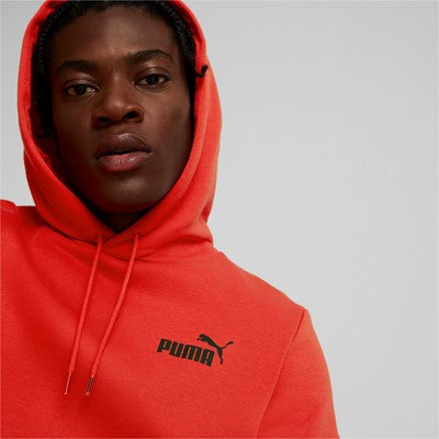 Puma men's sweatshirt with hood and front kangaroo pocket ESS+ Tape 849040 33 red