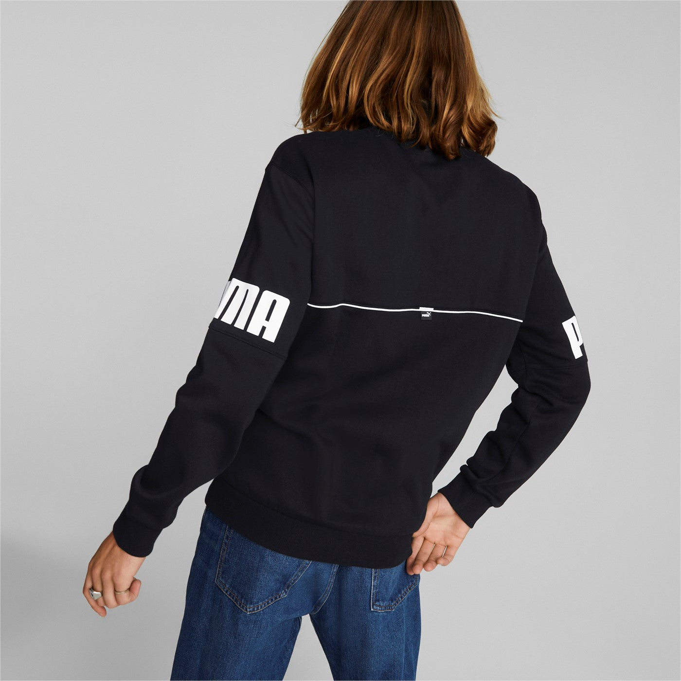 Puma Felpa Mezza Zip Power Colorblock Half-Zip FL 849843 01 black