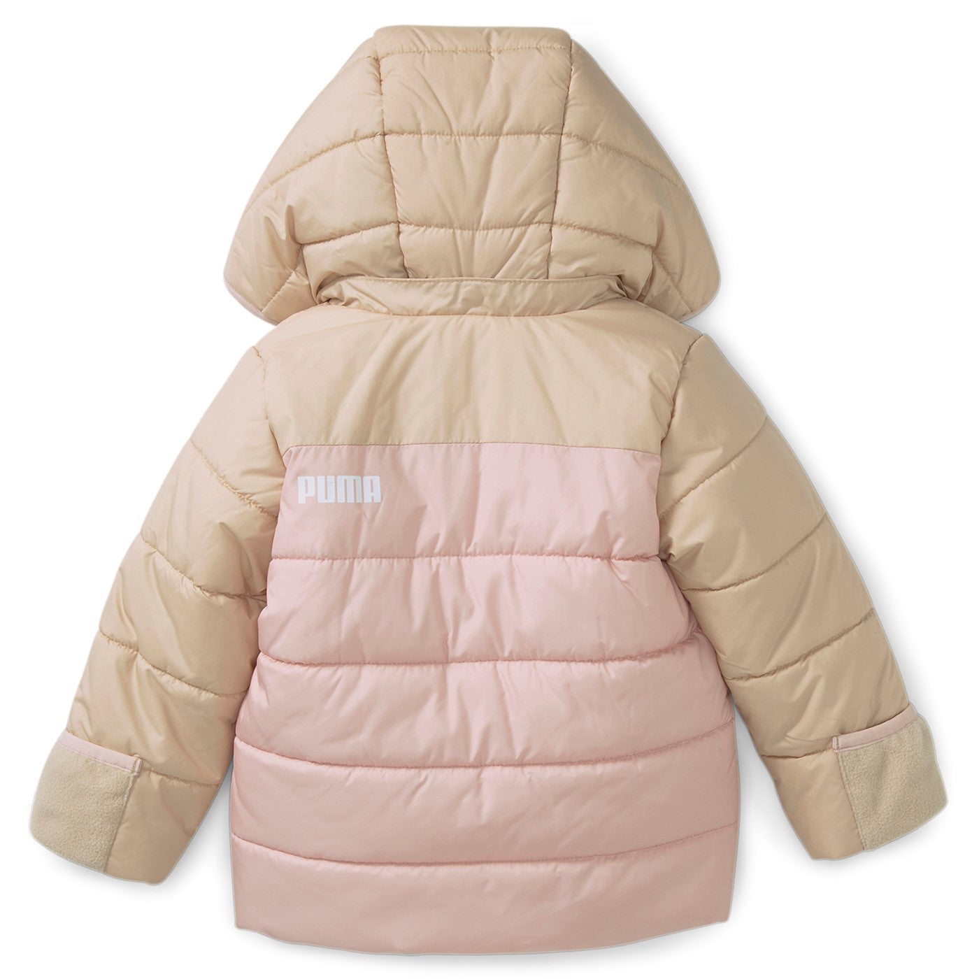 Puma Giubbotto da bambina con cappuccio Minicats Hooded Padded 849873 67 light sand