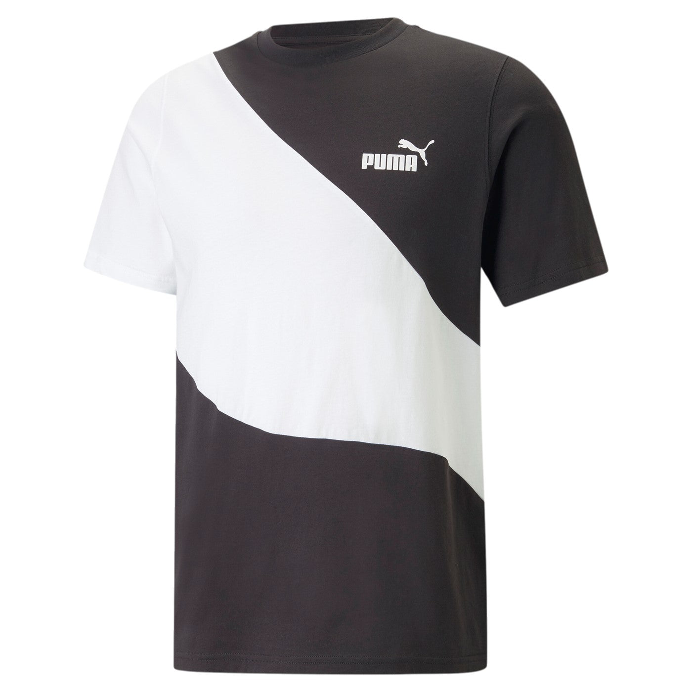 Puma T-shirt da uomo manica corta Power Cat Tee 673380-01 black