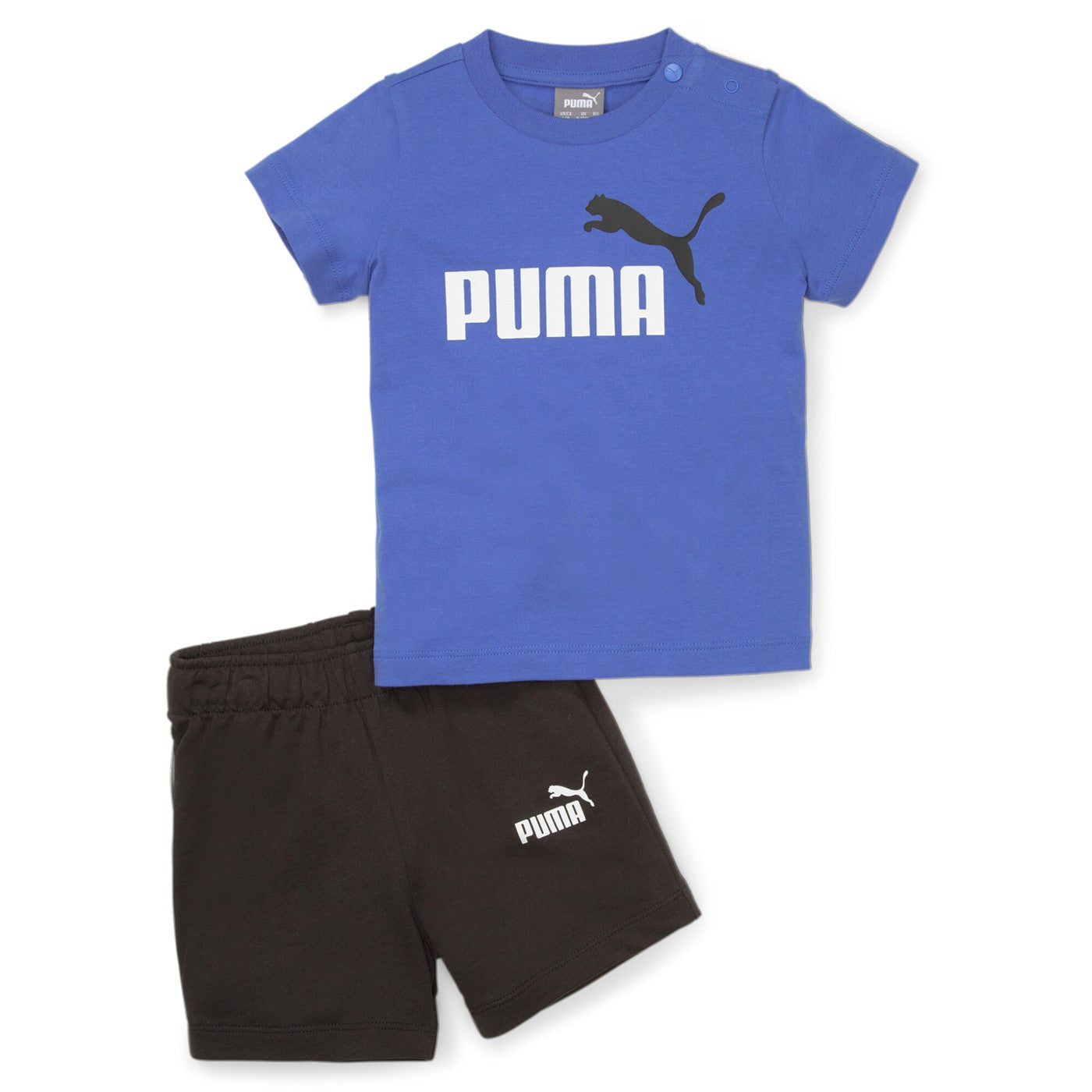 Puma completino da infant Minicats maglietta e pantaloncino 845839-92 azzurro blu