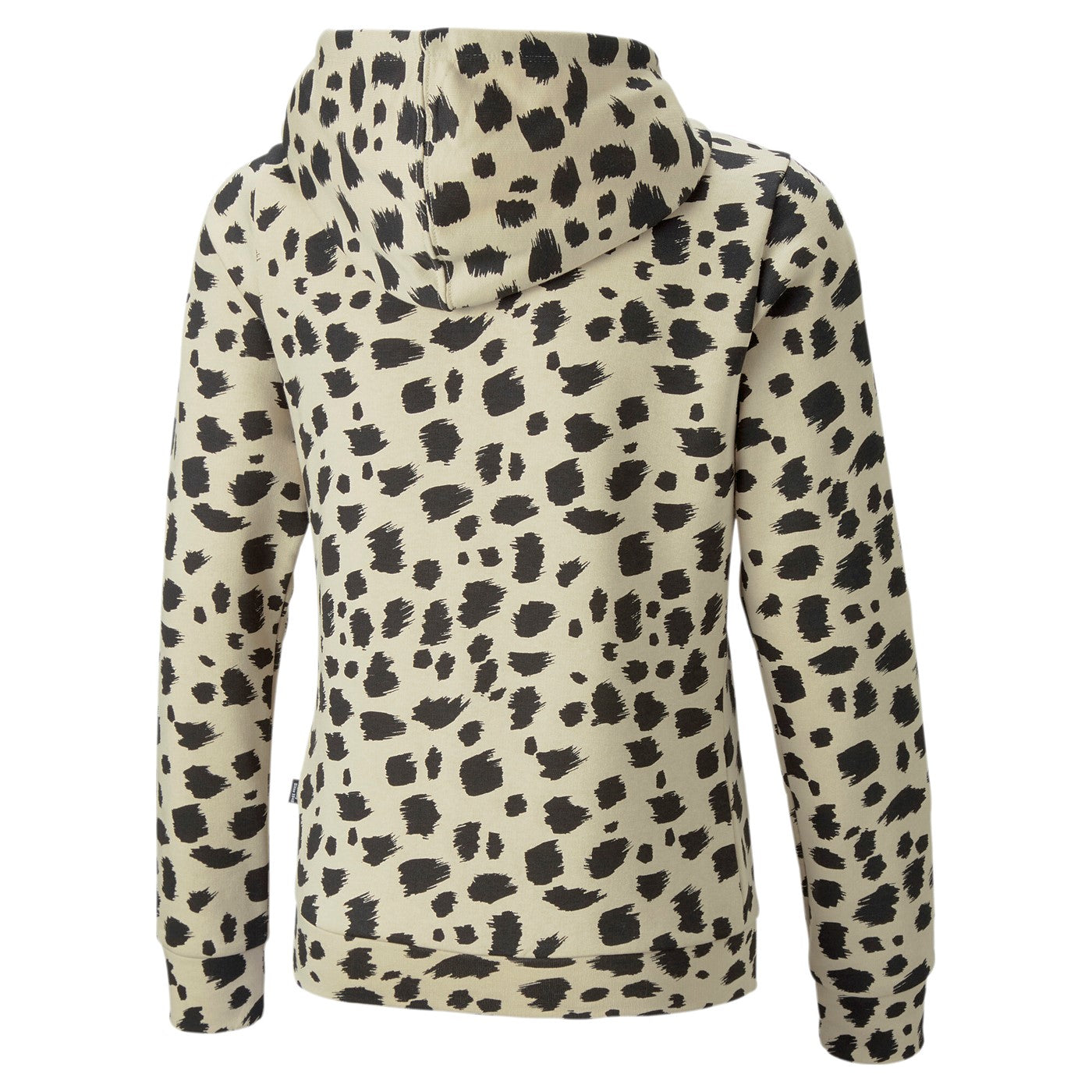 Puma Felpa da bambina e ragazza con cappuccio e zip intera Ess Animal AOP 673517-88 granola