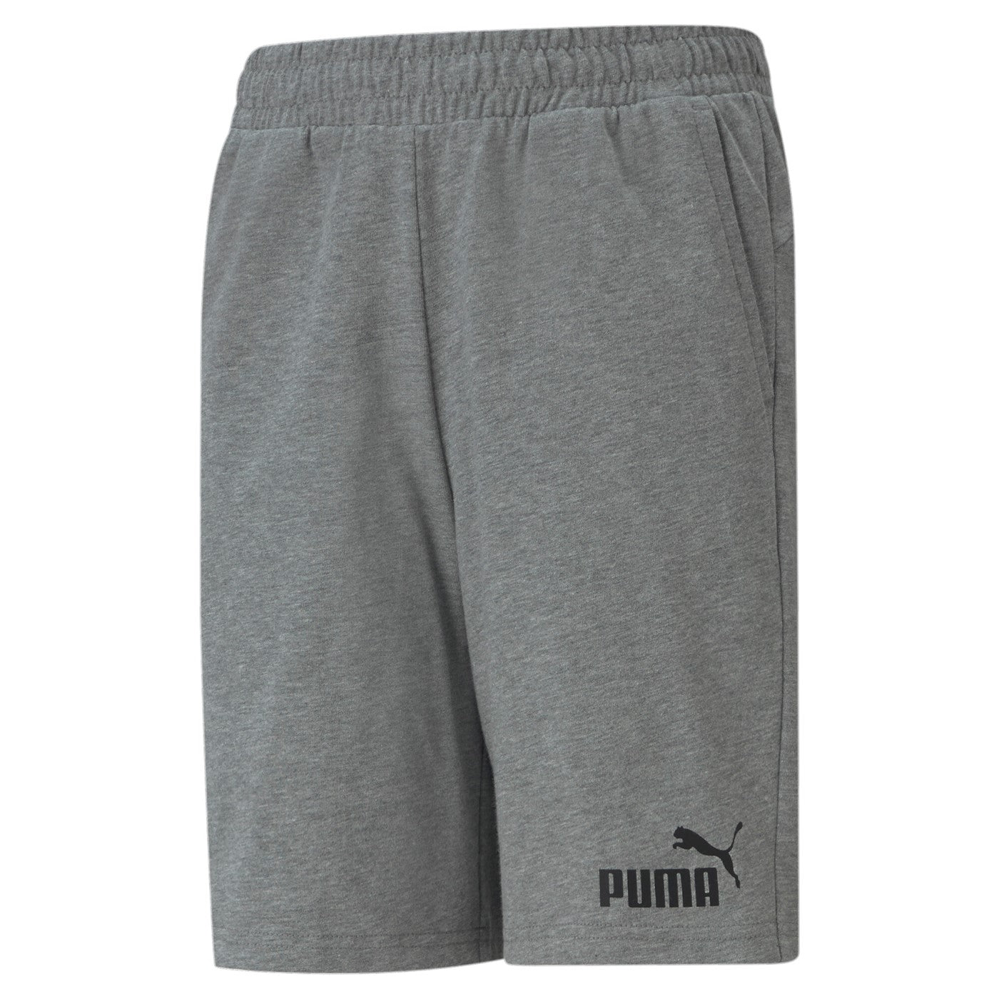 Puma boy's sports shorts in cotton Jersey 586971 03 grey
