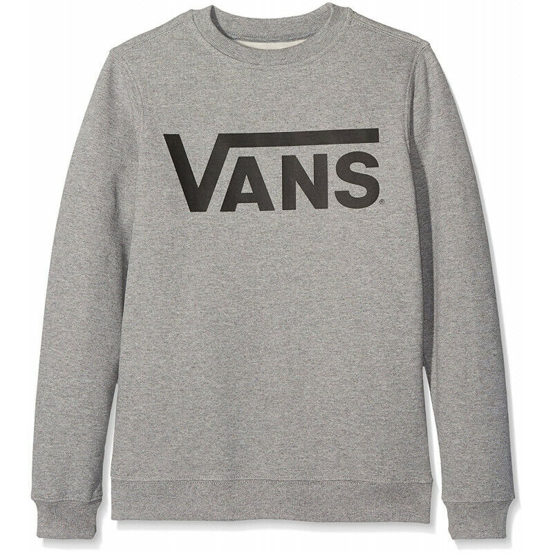 Vans felpa girocollo e logo Classic Crew V00YX0ADY grey