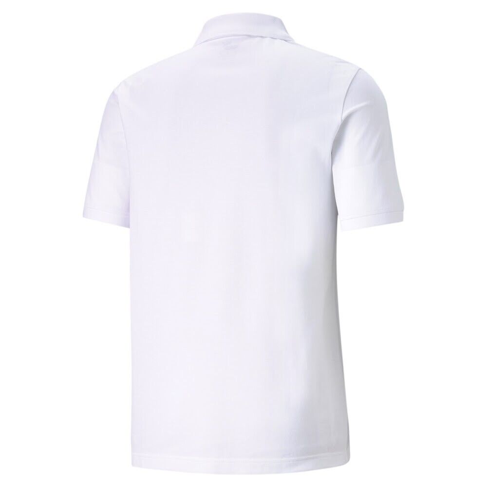 Puma Polo manica corta da uomo in cotone pique 586674-02 bianco