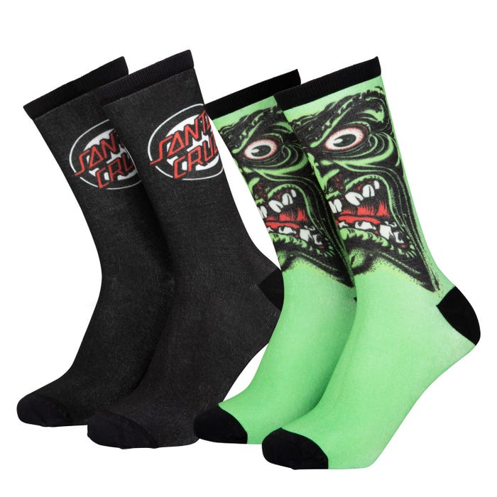 Santa Cruz Calza Roskopp Face Sock SCA-SHT-0510 multi 2 paia