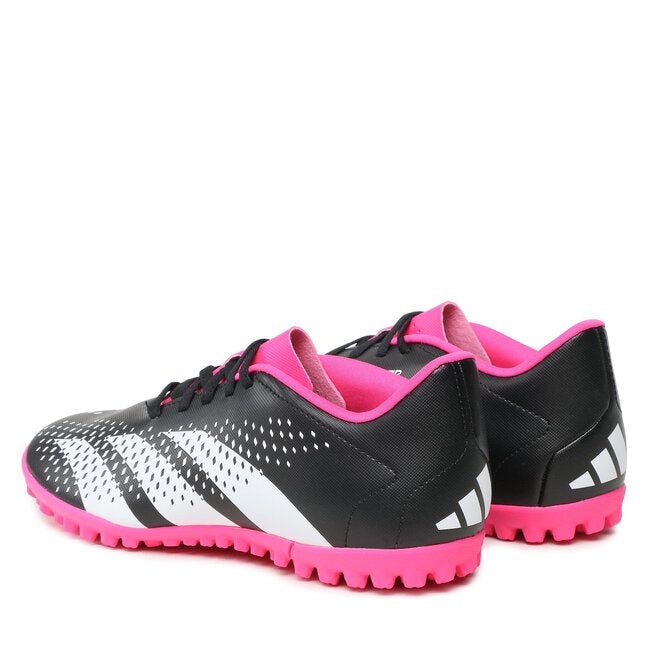 Adidas scarpa da calcetto unisex Predator Accuracy.4 TF GW4647 nero bianco rosa