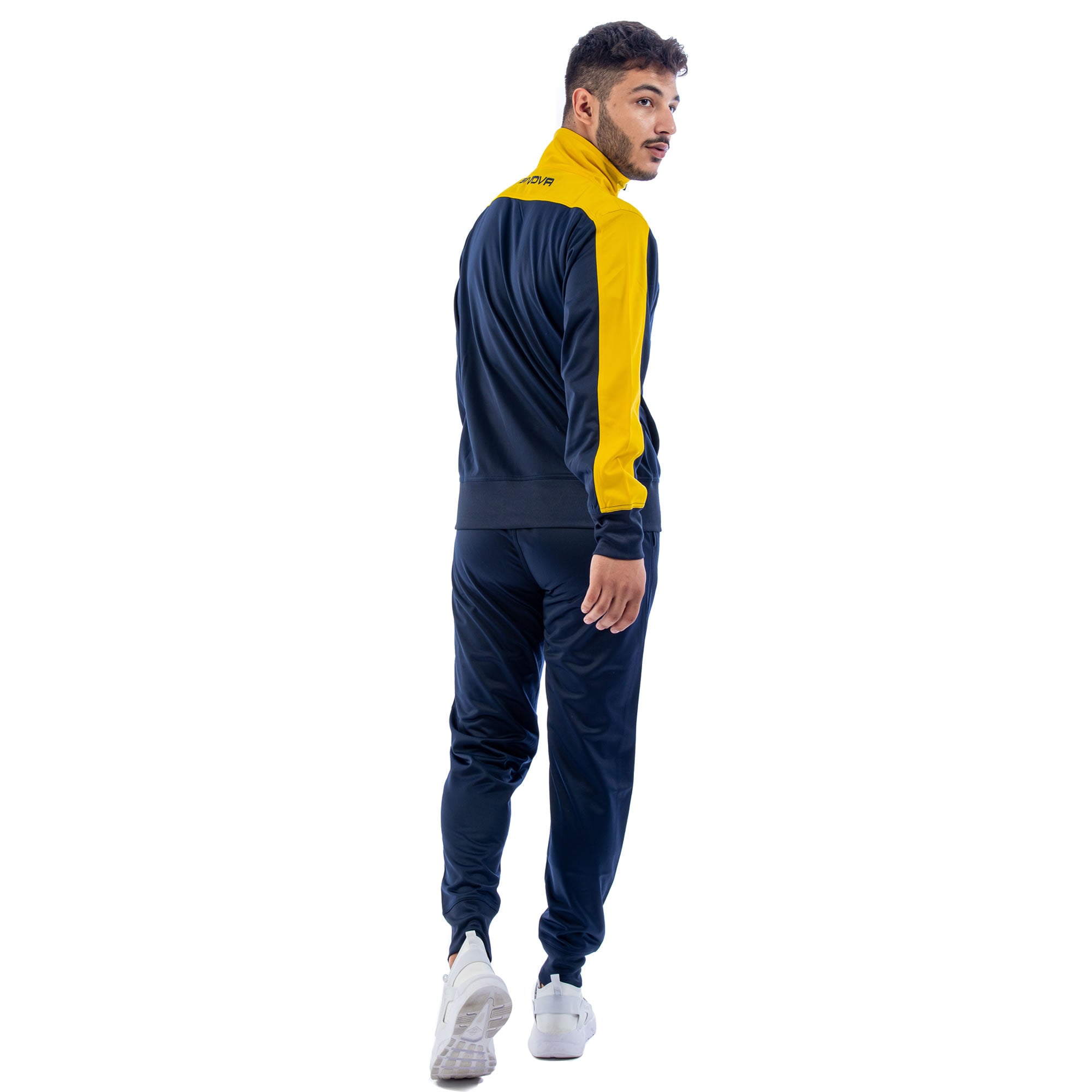 Givova Men's triacetate tracksuit Roma TR036 0407 blue yellow