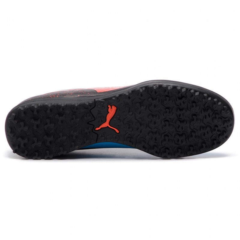 Puma soccer shoe One 19.4 TT 105495 ​​01 light blue-red-black