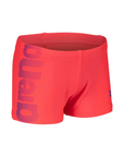 Arena Logo children's tight-fitting swimming pool-sea shorts 003612 450 fluorescent red