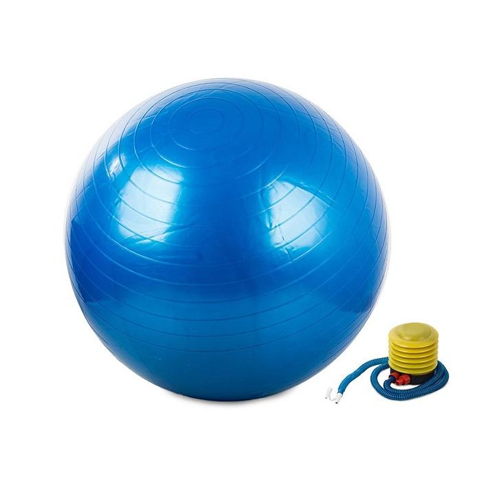 Contes 65cm pilates ball with inflation pump 03701 light blue