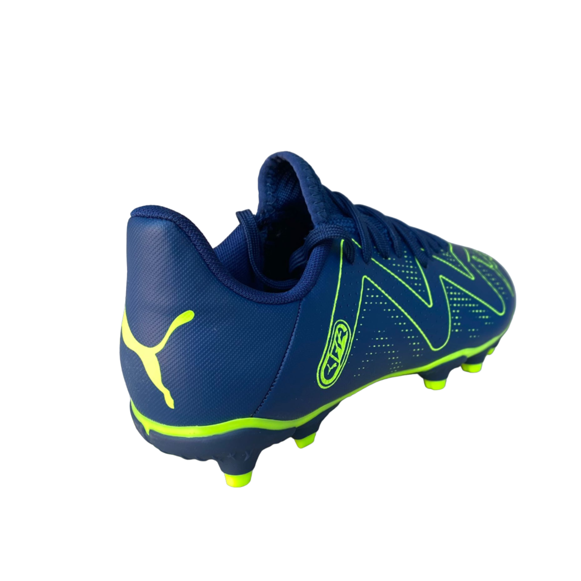 Puma scarpa da calcio da ragazzo Future Play FG/AG 107388 03 blu persia-verde