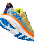 Hoka One One scarpa da corsa da ragazzo Clifton 9 1131170/EPVO arancio-giallo-azzurro