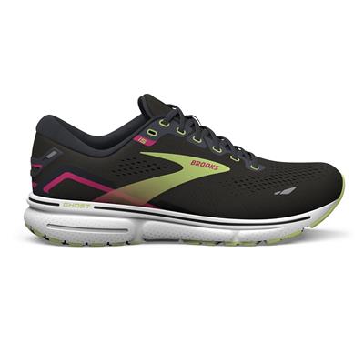 Brooks women&#39;s running shoe Ghost 15 1203801B083 black-ebony-green