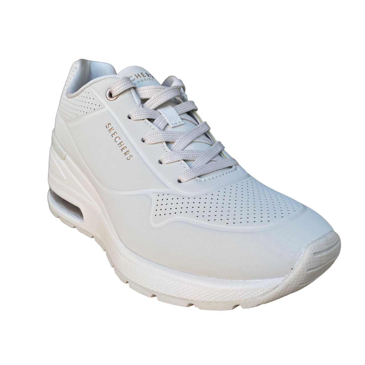 Skechers Million Air Elevated women&#39;s sneakers shoe 155401/OFWT off white