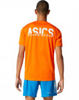 Asics short sleeve running t-shirt Top Katakana SS 2011A813 800 orange