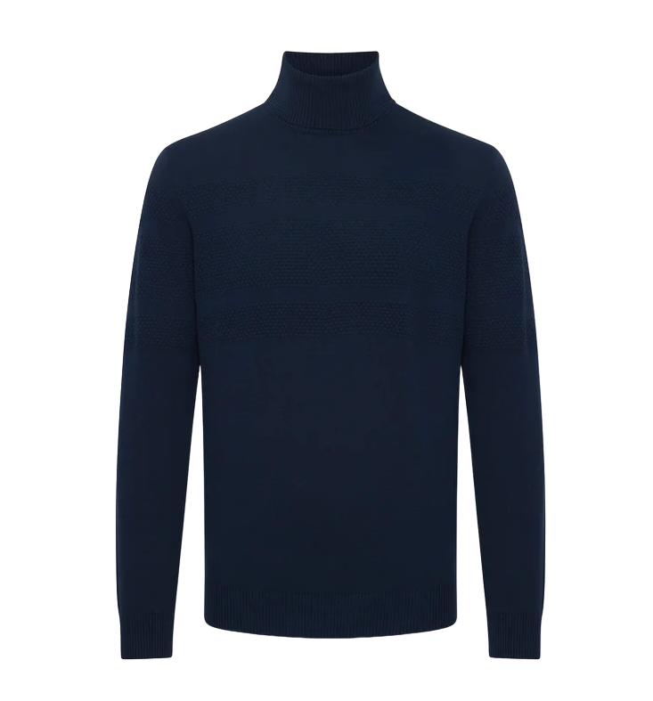 Blend Pullover men&#39;s turtleneck sweater 20715853 194024 blue