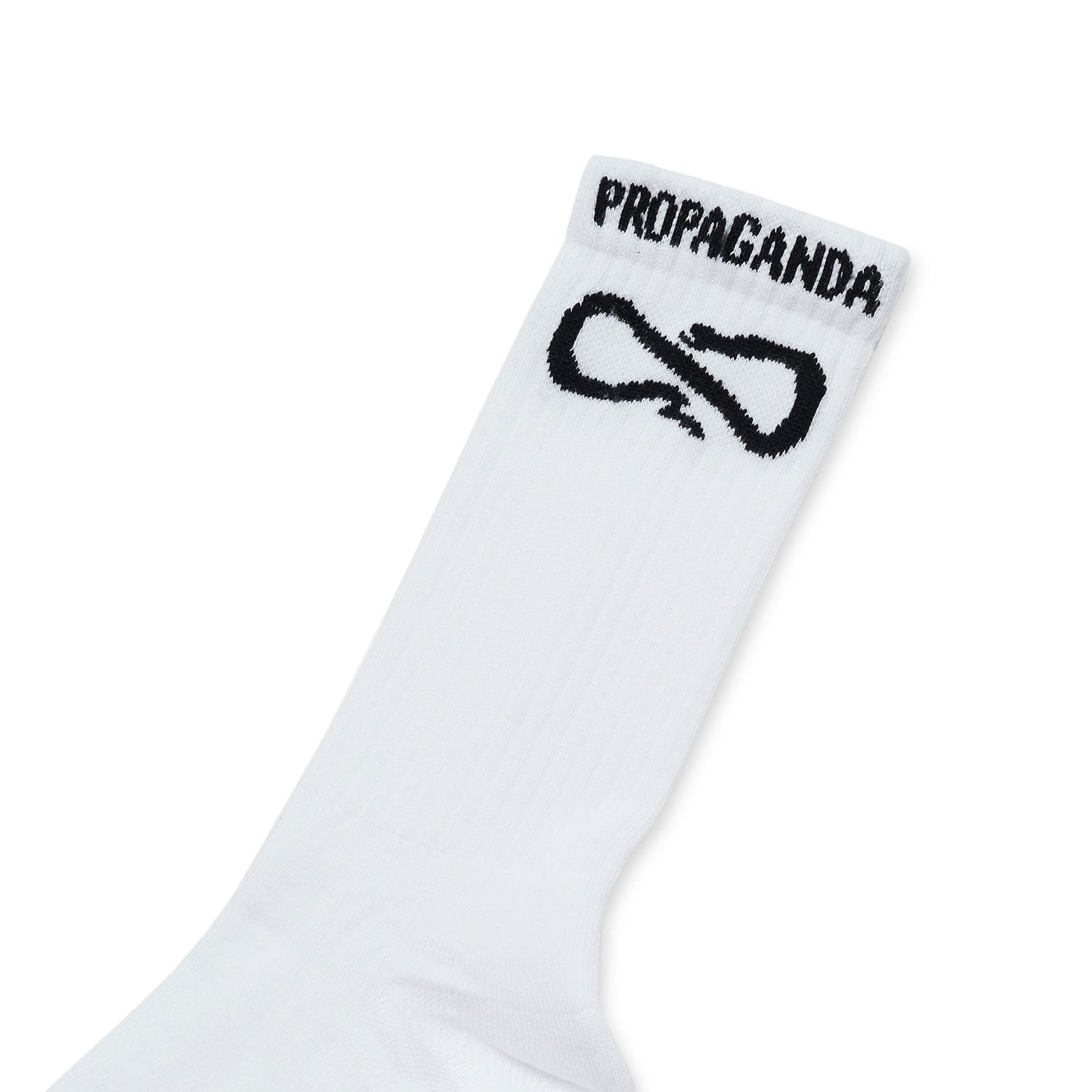 Propaganda socks Logo Socks One Size 23SSPRAC238 white
