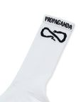 Propaganda calzini Logo Socks One Size 23SSPRAC238 white