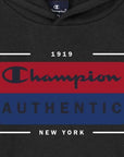 Champion lightweight fleece hoodie with chest logo Legacy 306512 KK001 black