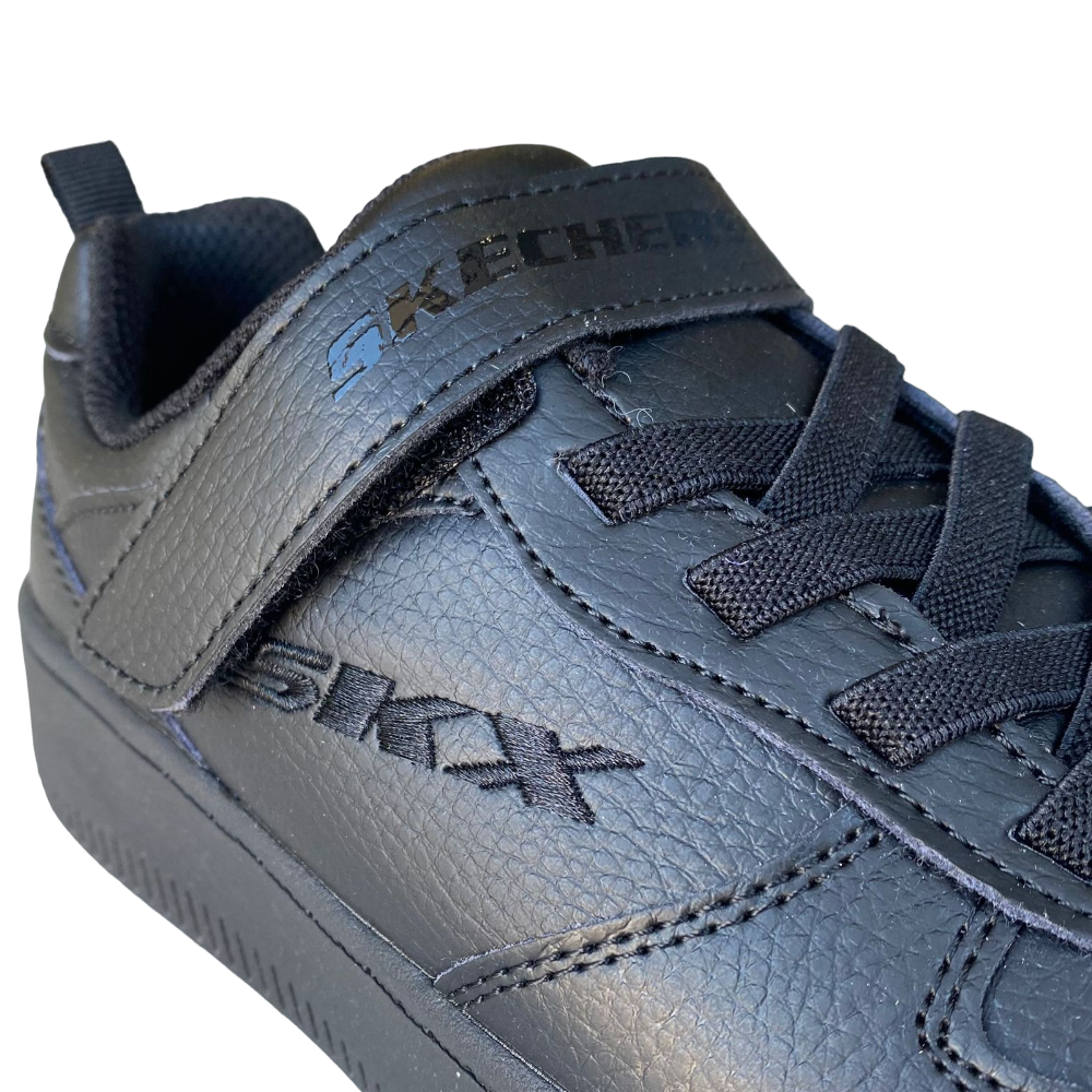 Skechers scarpa sneakers da ragazzi Sport Court 92 Zelder 405697L/BBK nero