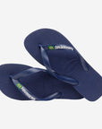 Havaianas ciabatta infradito unisex da adulto H. Brasil Logo FC 4.110.850 0555 blu