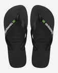 Havaianas unisex adult flip flops H. Brasil Logo FC 4.110.850 1069 black 