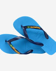 Havaianas ciabatta infradito unisex da adulto H. Brasil Logo FC 4.110.850 6946 turquoise
