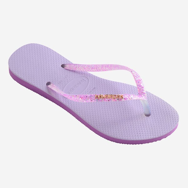 Havaianas women&#39;s flip-flops Slim Glitter Flourish 4.147.122 2297 purple 