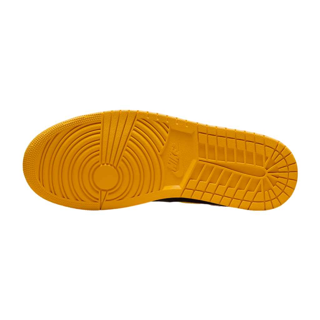 Jordan men&#39;s sneakers shoe Air Jordan 1 Low 553558-072 black-yellow