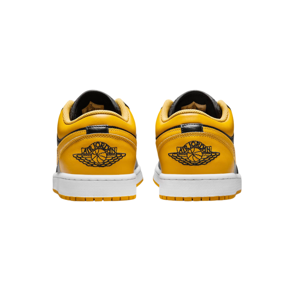 Jordan men&#39;s sneakers shoe Air Jordan 1 Low 553558-072 black-yellow