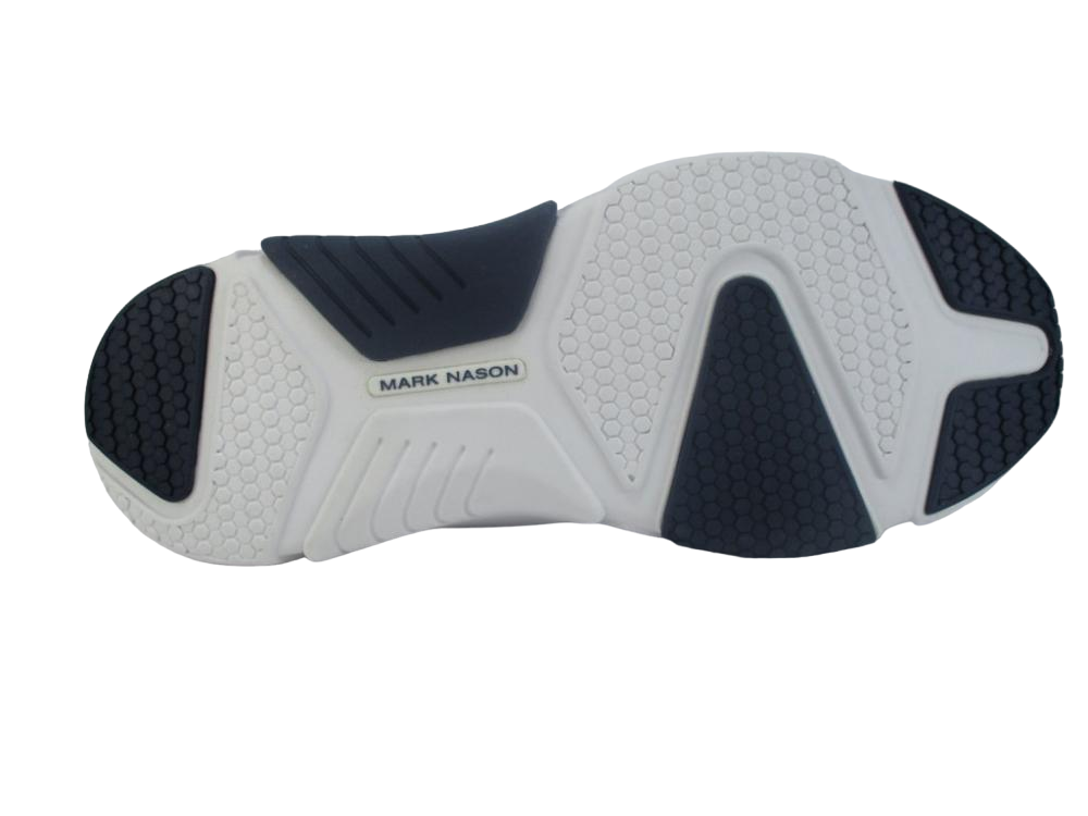 Skechers scarpa sneakers da uomo con laccio elastico Block Peak 68643 NVY blu