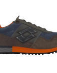 Lotto Leggenda men's sneakers Tokyo Targa T0853 brown-blue