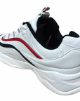 Fila women's shoe sneakers in leather Ray Low 1010562.150 white blue red