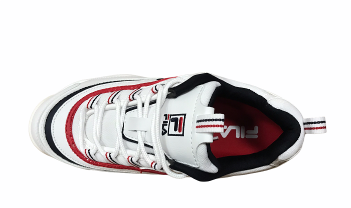 Fila women&#39;s shoe sneakers in leather Ray Low 1010562.150 white blue red