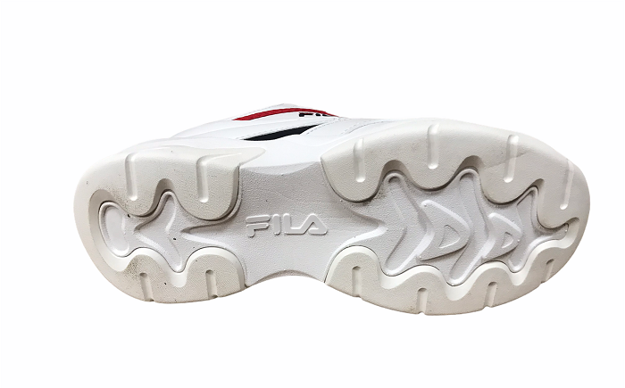 Fila women&#39;s shoe sneakers in leather Ray Low 1010562.150 white blue red