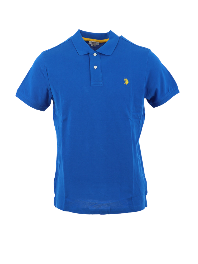 US Polo Assn. King short sleeve men&#39;s polo shirt 41029 65079 233 blue