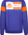 Kappa men's sweatshirt in Authentic LA CEMARS 304SV30 912 blue royal-orange