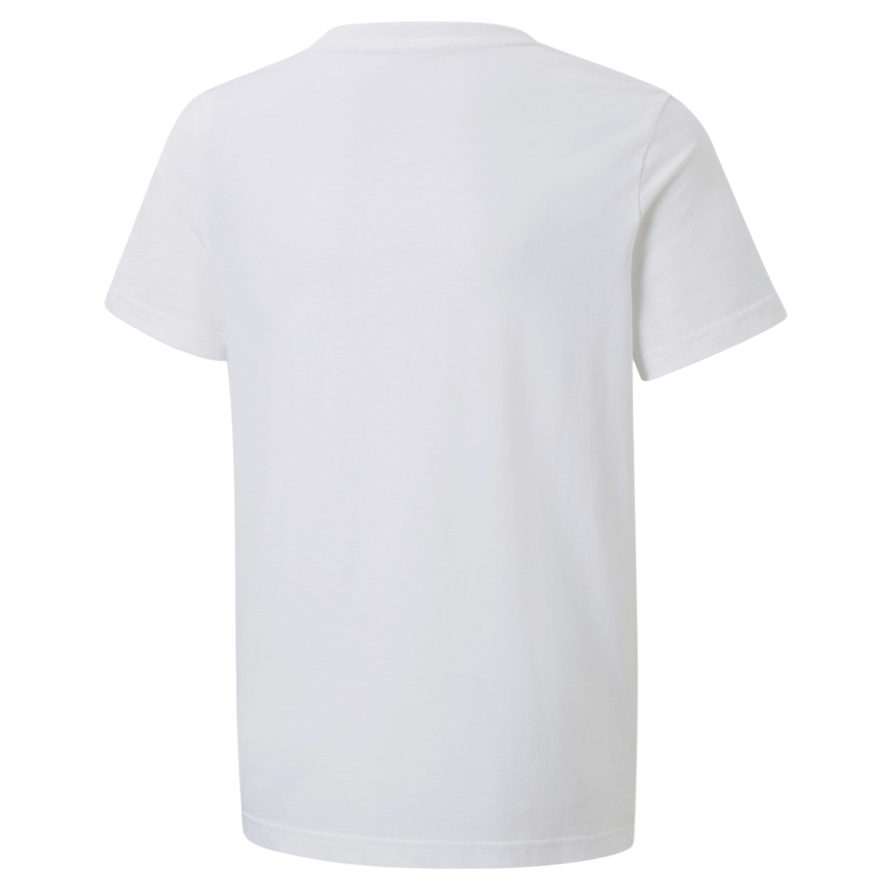 Puma short sleeve t-shirt for boys in Tape cotton 847300-02 white