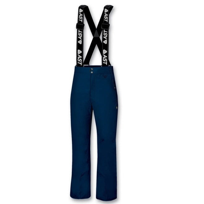 Astrolabio pantalone da sci con bretelle da uomo AB9Z TD51 4F 956 blu