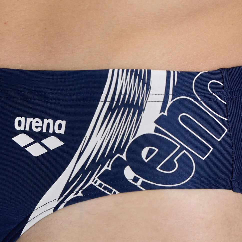 Arena Men&#39;s swimming pool briefs Briefs Graphic 005536 710 blue-white