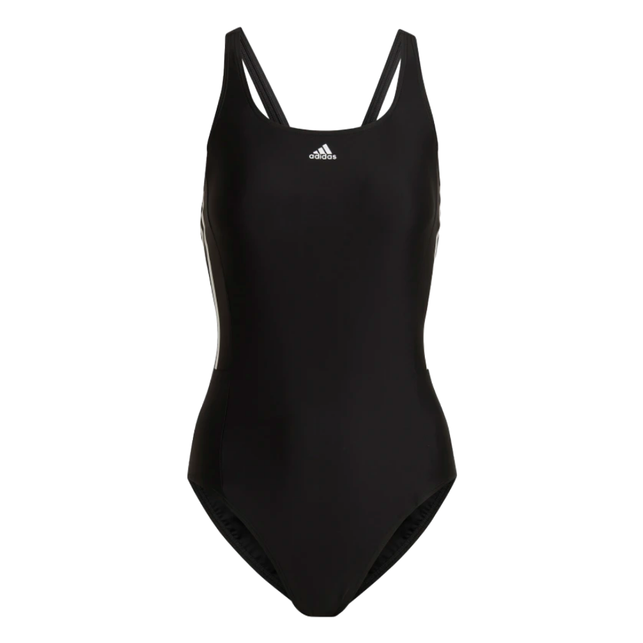 Adidas women&#39;s one-piece swimming costume 3S Mid Suit HD0403 black