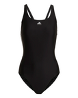 Adidas women's one-piece swimming costume 3S Mid Suit HD0403 black