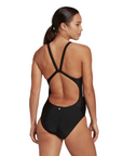 Adidas women's one-piece swimming costume 3S Mid Suit HD0403 black