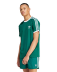 Adidas Originals men's short sleeve t-shirt Adicolor 3 stripes IM9387 green white